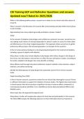 Citi Training GCP and Refresher Questions and answers Updated new&excl;&excl; Rated A&plus; 2025&sol;2026 