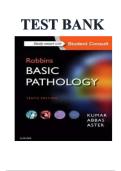 Test Bank for Robbins Basic Pathology 10th Edition by Vinay Kumar&comma; Abul K&period; Abbas