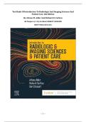 Test Bank for Introduction to Radiologic and Imaging Sciences and Patient Care &lpar;6th Edition&rpar; by Arlene M&period; Adler & Richard R&period; Carlton &vert; All Chapters &lpar;1&ndash;26&rpar; Verified Correct Answers &vert; ISBN&colon; 9780323872201