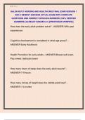 GALEN NU131 NURSING AND HEALTHCARE FINAL EXAM VERSION 1  AND 2 NEWEST 2025&sol;2026 ACTUAL EXAM WITH COMPLETE  QUESTIONS AND CORRECT DETAILED ANSWERS &lpar;100&percnt; VERIFIED  ANSWERS&rpar; &vert;ALREADY GRADED A&plus;&vert; &vert;&vert;PROFESSOR VERIFIED&vert;&vert; 