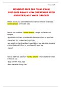 HONDROS NUR 160 FINAL EXAM  2025&sol;2026 BRAND NEW QUESTIONS WITH  ANSWERS&vert; ACE YOUR GRADES&excl;