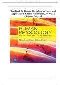 Human Physiology An Integrated Approach 7th Edition Silverthorn Test Bank