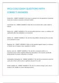 WGU D363 EXAM QUESTIONS WITH CORRECT ANSWERS&period;