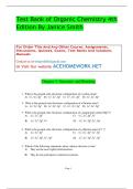 Organic Chemistry &ndash; 4th Edition by Janice Gorzynski Smith &vert; Complete Test Bank with Answers