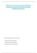 NRSG 257 Final Exam Latest 2025&sol;2026  Questions and Correct Answers Graded  A&plus;&vert;Assured Success 