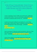 NURS 327 Exam 3 Newest 2025-2026 &sol; NURS 327 Exam 3  Preparation &sol;NURS 327 Exam 3 Practice Exam With  Complete Questions And Correct Answers&vert; Brand New  Version&excl; 