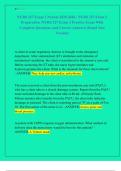 NURS 327 Exam 2 Newest 2025-2026 &sol; NURS 327 Exam 2  Preparation &sol;NURS 327 Exam 2 Practice Exam With  Complete Questions And Correct Answers&vert; Brand New  Version&excl;