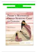TEST BANK For Maternal Child Nursing Care 3rd Canadian Edition By Keenan Lindsay