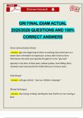 GRI FINAL EXAM ACTUAL 2025&sol;2026 QUESTIONS AND 100&percnt; CORRECT ANSWERS