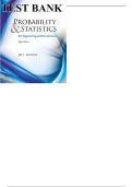 Test Bank For Probability and Statistics for Engineering and the Sciences 8th Edition by Jay L&period; Devore Chapter 1&lowbar;16