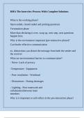 HHA The Interview Process With Complete Solutions