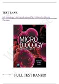Microbiology&colon; An Introduction &ndash; 10th Edition by Tortora &vert; Complete Test Bank with Answers
