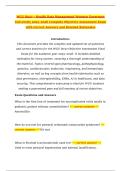 WGU D027 Questions and Answers bundle exam 