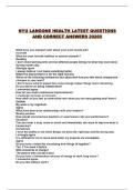 NYU LANGONE HEALTH LATEST QUESTIONS AND CORRECT ANSWERS 2026&excl;&excl;