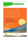 Medical-Surgical Nursing&colon;  Concepts for Clinical Judgment and Collaborative Care 11th Edition by Ignatavicius Chapters 1-69