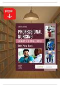 Professional Nursing&colon; Concepts & Challenges &lpar;10th Edition&comma; 2023&rpar; &ndash; Beth Black &ndash; PDF