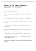 PNCB PNP-PC Master Study Set questions well answered