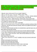 BIOL 251 Exam 2 Review- Skeletal Muscle Structure&comma; Types&comma; Tissue Layers&comma; and Functional Properties &lpar;Physiology &ndash; 2025 Study Guide&rpar;&period;pdf