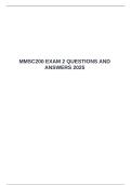 MMSC200 EXAM 2 QUESTIONS AND ANSWERS 2025
