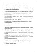 BAIL BONDS TEST QUESTIONS & ANSWERS