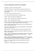 SC BAIL BONDSMAN QUESTIONS & ANSWERS