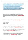 AWWA ABC WATER DISTRIBUTION GRADES 1 & 2 NEWEST EXAM 2025 WITH MULTIPLE CHOICE QUESTIONS AND DETAILED ANSWERS WITH RATIONALES &lpar;VERIFIED ANSWERS&rpar; ALREADY GRADED A&plus; AND 100&percnt; GUARANTEE PASS &lpar;BRAND NEW&excl;&excl;&excl;&excl;&excl;&excl;&excl;&rpar;