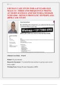 I HUMAN CASE STUDY FOR A 65 YEARS OLD  MALE CC&colon; TIRED AND FREQUENTLY PEEING  AT NIGHT &lpar;FATIGUE AND NOCTURIA&rpar; WEEK&num;8  NURS 6560 &ndash; BENIGN PROSTATIC HYPERPLASIA  &lpar;BPH&rpar; CASE STUDY
