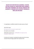 BACKFLOW PREVENTION ASSEMBLY TESTER  ACTUAL EXAM ALL QUESTIONS AND CORRECT  DETAILED ANSWERS TOP RATED VERSION FOR  ALREADY A GRADED WITH EXPERT FEEDBACK &vert;  NEW AND REVISED