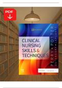 Clinical Nursing Skills & Techniques &lpar;10th Edition&comma; 2021&rpar; &ndash; Perry & Potter &ndash; PDF