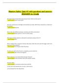 Hunter Safety Quiz &num;2 &ndash; Latest 2024&sol;2025 Test with Verified Questions and Correct Answers &lpar;A&plus; Graded&comma; Updated Version&rpar;