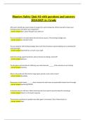 Hunter Safety Quiz &num;4 &ndash; Verified Questions and Correct Answers &lpar;2024&sol;2025&comma; A&plus; Graded&rpar;