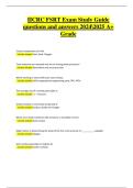 IICRC FSRT Exam Study Guide 2024&sol;2025 &ndash; Fire and Smoke Restoration Technician Practice Questions and Verified Answers &lpar;A&plus; Graded&rpar;