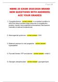 NBME 25 EXAM 2025&sol;2026 BRAND  NEW QUESTIONS WITH ANSWERS&vert;  ACE YOUR GRADES&excl; 