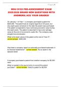 WGU D102 PRE-ASSESSMENT EXAM  2025&sol;2026 BRAND NEW QUESTIONS WITH  ANSWERS&vert; ACE YOUR GRADES&excl;