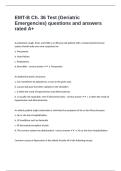 EMT-B Ch&period; 36 Test &lpar;Geriatric Emergencies&rpar; questions and answers rated A&plus;