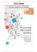 Accounting Information Systems Test Bank 15th Edition &vert; Marshall Romney&comma; Paul Steinbart