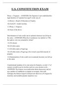 U&period;S&period; CONSTITUTION EXAM QUESTIONS AND ANSWERS 2025