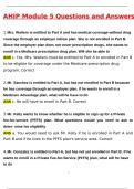 AHIP - Module 5 Exam Latest 2025 Actual Questions and Verified Answers &lpar;2025 &sol; 2026&rpar; A&plus; Grade 100&percnt; Guarantee Verified by Experts