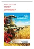 Test Bank For Farm Management 10th Edition By Ronald Kay&comma; William Edwards & Patricia A&period; Duffy &sol;&sol;ISBN&colon; 9781266318559&sol;&sol; All Chapters&sol;&sol; LATEST UPDATE 2025