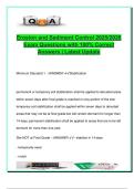 Erosion and Sediment Control Exam Questions &lpar;100&plus;&rpar; &ndash; Standards MS-1 to MS-19&comma; Slopes&comma; Stormwater&comma; ESC Law &vert; Civil Engineering&comma; Construction Management