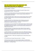 KIN 2501 EXAM EVALUATION QUESTIONS AND SOLUTIONS 2025&sol;2026 ALL GRADED A&plus;