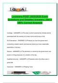 Louisiana POST Exam 2025&sol;2026 &ndash; 160 Questions with Verified Answers &vert; Criminal Law&comma; Use of Force&comma; Search & Seizure &vert; Law Enforcement Certification