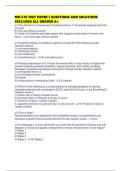 MN 576 TEST PAPER 1 QUESTIONS AND SOLUTIONS 2025&sol;2026 ALL GRADED A&plus;