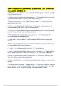 MSF COURSE CORE EXAM SET QUESTIONS AND ANSWERS 2025&sol;2026 GRADED A&plus;