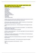 MSF COURSE PRACTICE TEST EXAMS QUESTIONS AND ANSWERS 2025&sol;2026 GRADED A&plus;