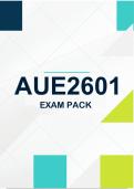 AUE2601 Exam Pack 2026