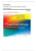TEST BANK FOR Pharmacology: A Patient-Centered Nursing Process Approach 12th Edition by Linda E. McCuistion , ISBN: 9780443115257 |Chapter 1-55| (Questions & Answers with Rationales), Guide A+ 