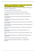 OREGON LAW COSMETOLOGY EXAMS SCRIPT QUESTIONS AND ANSWERS 2025&sol;2026 ALL RATED A&plus;