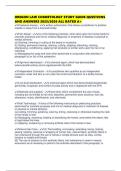 OREGON LAW COSMETOLOGY STUDY GUIDE QUESTIONS AND ANSWERS 2025&sol;2026 ALL RATED A&plus;