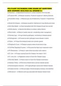 PCA PLANT PATHOGENS CORE EXAMS SET QUESTIONS AND ANSWERS 2025&sol;2026 ALL GRADED A&plus;